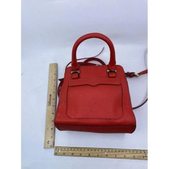 rebecca minkoff red leather cross body bag - Picture 2 of 8